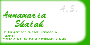 annamaria skalak business card